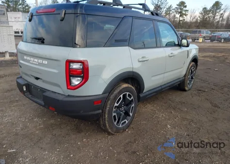 2024 Ford Bronco Sport Outer Banks z USA, uszkodzony, nr VIN 3FMCR9C67RRF10507